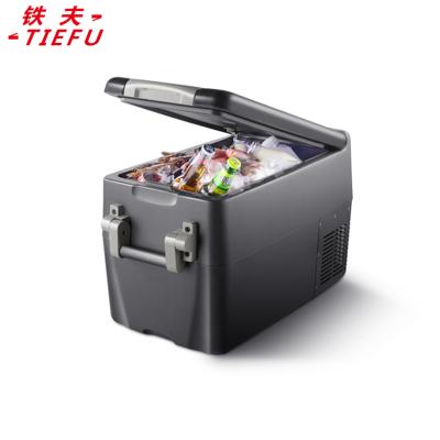 China Hot Sales Luxury Fridge 30L Mini Portable Camping Car Freezer Car Refrigerator for sale