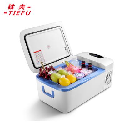 China New China-Chic High Quality 12L Large Capacity Car Refrigerator For Travel Portable Electric Mini Fridge Car Cooler Refrigerator for sale