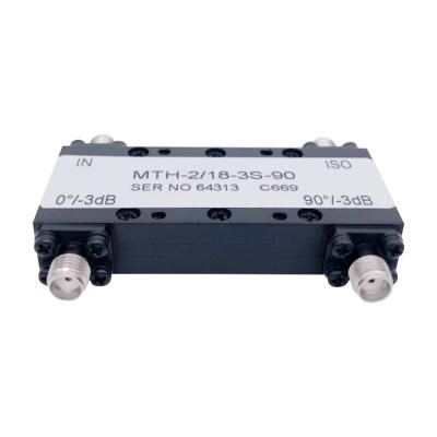 China 2000-18000MHz Hot Directional Coupler 3dB Bridge Coupler SMA-Female MDC-2/18-S-3 for sale