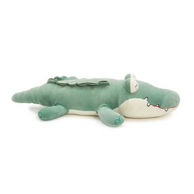 China Super Cute Soft Plush Stuffed Doll Crocodile Plush Toy Holding Sleeping Doll Pillow Large Bed Toys for sale