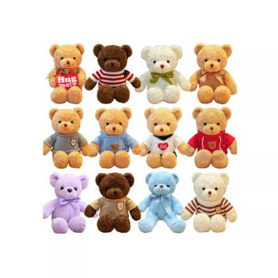 China Wholesale Mini Small Teddy Bear Plush Toy Giant Teddy Bear With Cute Doll Plush Stuffed Clothes for sale