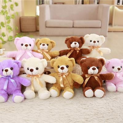 China Lovely Teddy Bear Plush Toys Stuffed Doll 30CM Cute Soft Animal With Clothes Kawaii Dolls For Children Baby Kids Valentine Gift for sale