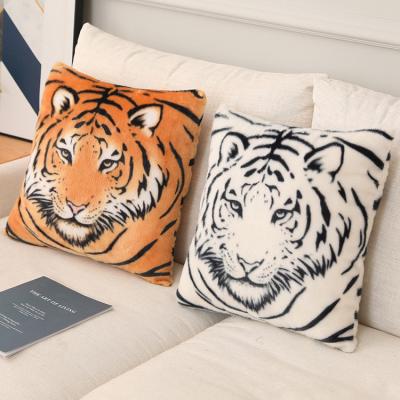 China High Quality Cute Doll Simulation Tiger Pillow Soft Toy Seat Cushion Bed Pillows For Sleeping for sale