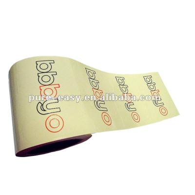 China Clea Waterproof Custom Adhesive Waterproof Sticker/Clear Sticker for sale