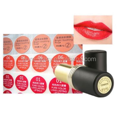 China Personality Waterproof Custom Lipstick Self Adhesive Labels for sale