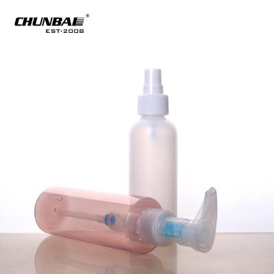 中国 ECO-friendly 120ml empty bottles with sprayer pump PCR material cosmetic bottle 4oz 販売のため