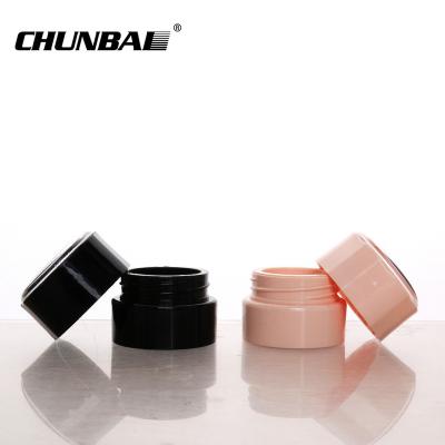 China With Low Price 100g 200g 250g Round Plastic Empty Clear Transparent Plastic Container Cosmetic Plastic Jar for sale