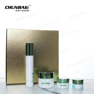 中国 Custom Luxury Empty White Ceramic Recycled Makeup Skin Care Glass Pump100g 150g 200g Fancy Packaging Cosmetic Bottle Set 販売のため