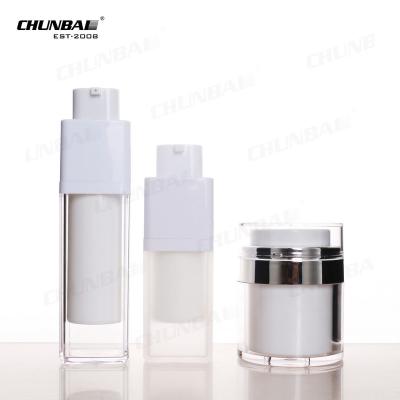 China Factory OUTLETS Colourful Pink Face Serum Green Eye Cream 50ml 60ml 100ml Frosted Matte Refill Cream Pump Jar Airless for sale