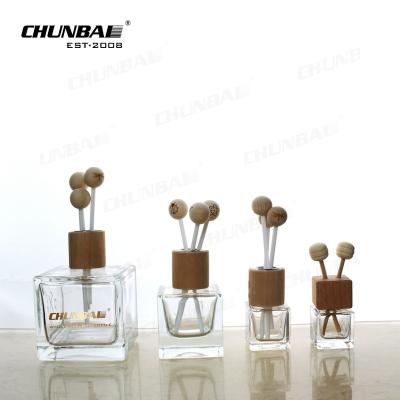 Cina Chinese Glass Packaging Big Size Clear 100ml 130ml 250ml Crystal Aroma Reed Diffuser Glass Bottle With Stopper in vendita