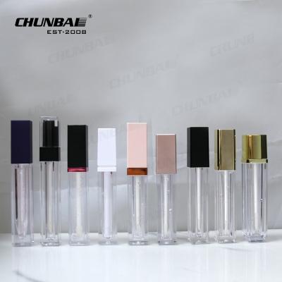 China High Quality Small Personalized ABS Material Plastic Glaze Clear Cute Mini Lip Gloss Tube With Custom Packaging for sale