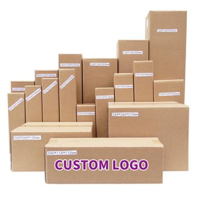 China Custom Logo Printing Recyclable Shipping Boxes Recyclable Packing Cardboard Packaging Corrugated Cardboard Box for sale