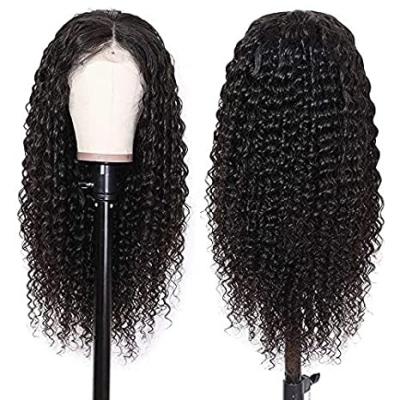 China Red Colored Deep Curly Lace Front Wig 13x4 HD Lace Wig Swiss Deep Curly Frontal Hair Transparent Wigs for sale