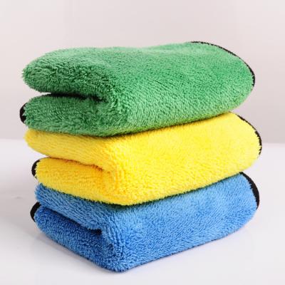 China QUICK DRY Plush Detailing Towel Drying Towel Microfiber Car Wash Microfiber Towel Car Wash Coral Cleaning Towels for sale