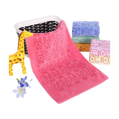 China QUICK DRY Cheap Price Absorbent Microfiber Face Wash Towels Kid Cute Soft Flexible Hand Towels for sale