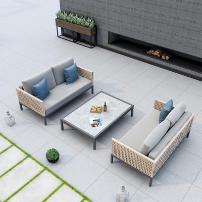 China Eco-friendly Outdoor Furniture Outdoor Patio Set Outdoor Garden Patio Rattan Sofa High Quality for sale