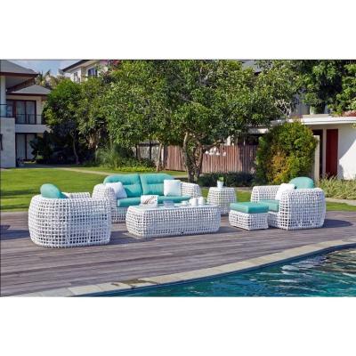 China 2020 Contemporary Rattan Garden Sofa Furniture Outdoor Sofa Set for sale