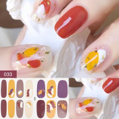 China Nail Art Decoration New Fashion Full Cover Nail Wraps Nail Stickers Nail Art Decorations Adhesive Decals for sale