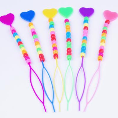 China Hair Styling Braider 1pc Kids Plastic Beads Crochet Hair Accessories Hair Braider Tools Pony Braiding Maker Styling Tools for sale