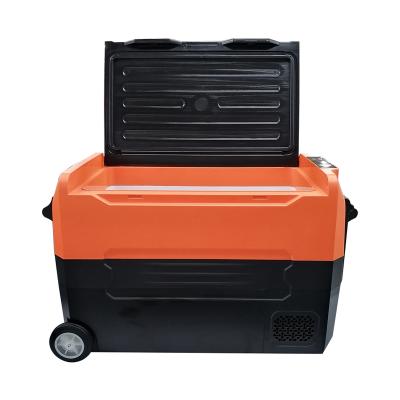 China 2021New Design 45L 12v 24v Compressor Compressor Car Freezer Car Fridge Portable Car Refrigerator for sale