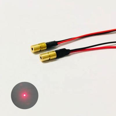 China Home 650nm Brass Laser Diode Module 5mw 10mW 20mW 50mW with Reverse Voltage Protection for sale