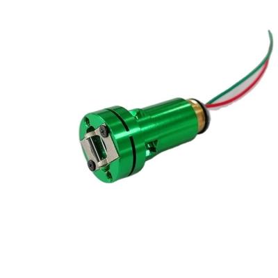 China Compact 530nm 532nm Green Dot Laser Module with 380mA Current and CW Output Power Mode for sale