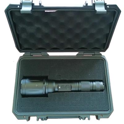 China Industry Long Range LED Laser Rechargeable Flashlight with Effective Distance 3-30m for sale