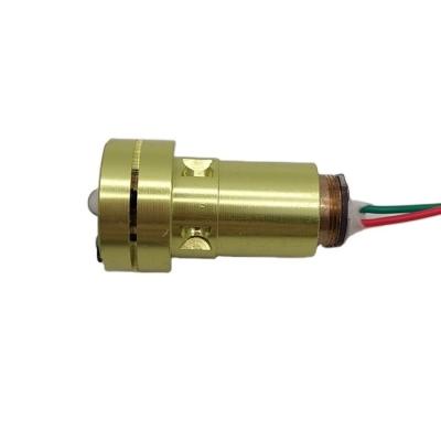 China Output Power Mode CW 555nm 551nm 15mW Green Laser Pointer Line Laser Diode Module for sale