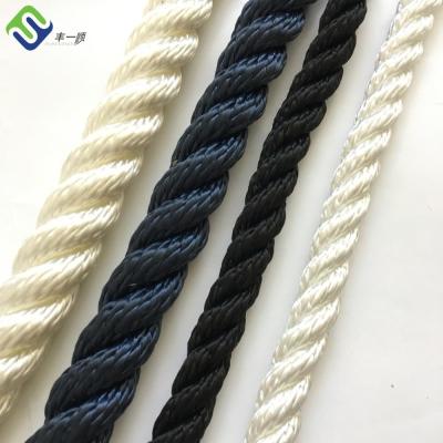 China China Twist 3 Strand Nylon Rope 20mm White Marine Ropes For Sale for sale