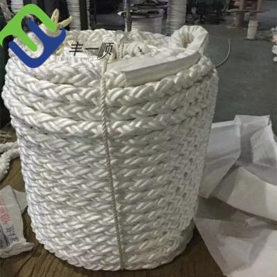 China Seil Polyester Weiß 8 Stränge Polyester Seil Polyester Anlegeseil zu verkaufen