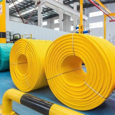 China Polypropylene Outdoor Playground Steel Wire Core Rope for Children Climbing Rope Net Using for sale