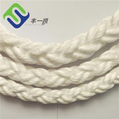 China 52mm*220m Mooring Ropes Pp Polyester Mixed Mooring Rope 8 Strand Braided for sale