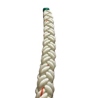 China 8 Strand Polyester Rope Mooring Rope With Polyester Material 32mm Polyester Boat Rope for sale