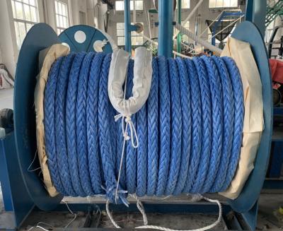 China Custom Color Purple Black Heavy Duty Hot Sale UHMWPE Rope Mooring Fishing Towing for sale