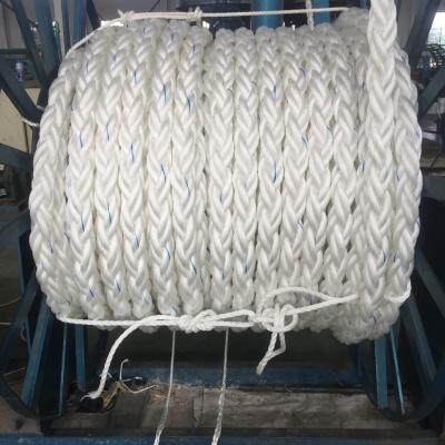 China White Color 8 Strand Pp Polypropylene Multifilament Rope Pp Floating Marine Ropes for sale