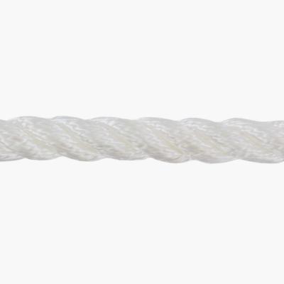 China Wholesale 100% Nylon Polyamide Rope 3 Strands Twisted Marine Use 18mm 16mm for sale