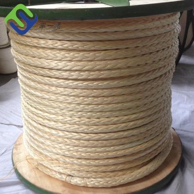 China UHMWPE Synthetic Winch Line Towing Sling 12 Strand HMPE Mooring Lines for sale