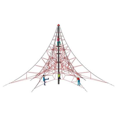 Chine triangle s'élevante d'équipement de terrain de jeu net de corde de 16mm avec le connecteur en aluminium à vendre