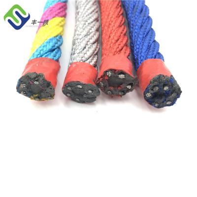 Cina di 12mm - di 8mm del campo da giuoco di combinazione anti pp nylon UV del poliestere della corda in vendita