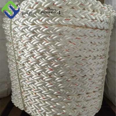 China Fiber Polypropylene Floating Rope 64mm 8 Strand Marine Mooring for sale