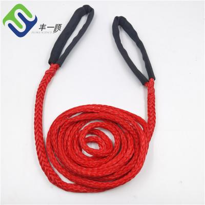 China 16m m empalmado 12 cuerda HMPE marino Tug Boat Tow Rope del filamento UHMWPE en venta