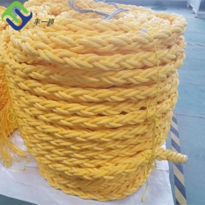 China Floating Mooring Hawser 8 Strand PP Rope Polypropylene CCS Certified for sale