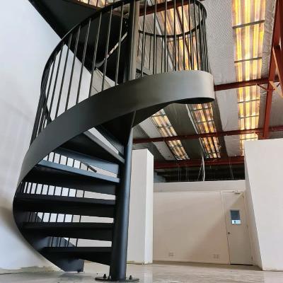 China ECT 2023 Modern Manufacture Spiral Staircase Design or Wrought Iron Spiral Staircase for sale