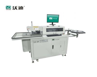 China Printing magazines new VB330 automatic bending machine for die cutting automatic double-cut notching system for sale