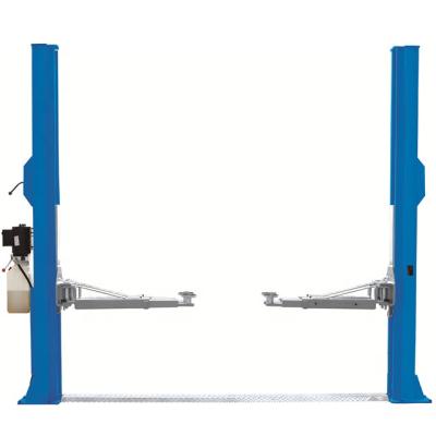 China Single Side Manual Lock Release 4.0T Two Post Car Lift 2960*465*735mm for sale