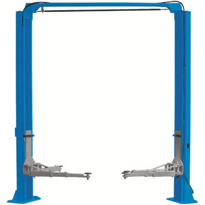 China Asymmetrical Clear Floor Car Maintenance Two Post Car Lift for sale