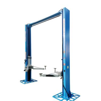 China Cheap Price 9000lbs Capacity Clear Floor Two Post Car Lift 4000kgs for sale