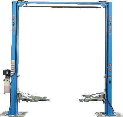 China QY361 Economic Cheap Clear 4.0t Grade Floor Two Post Car Lift 4.0t for sale