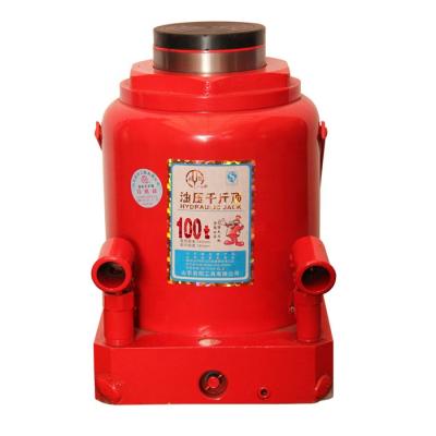 China Car Jack 35 Years Experience 100 Ton Heavy Duty Construction Used Hydraulic Bottle Jack for sale