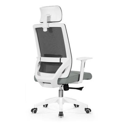 China Good Price Adjustable Fashion Design White Mesh Desk Chair Gaming For Home And Office With Good Selling Disc for sale